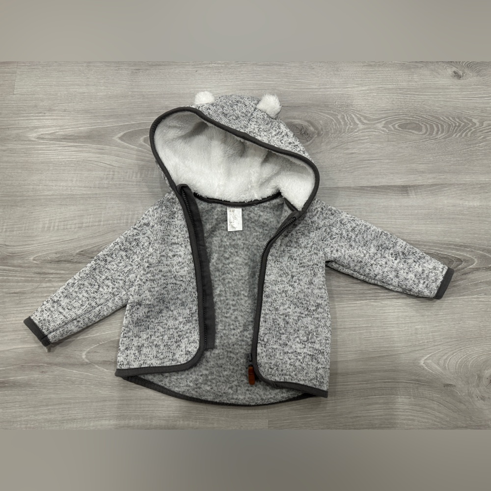 H&M Gray Kids Jacket with Ears